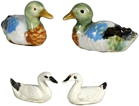 Duck Set - C4 2 color ducks w/ 2 white ducklings.