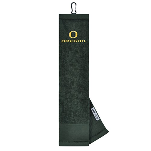 Oregon Ducks Face/Club Embroidered Towel