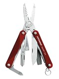 Leatherman 831198 Squirt ES4 Red Keychain Tool with Scissor