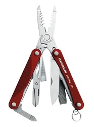 Leatherman 831198 Squirt ES4 Red Keychain Tool with Scissor