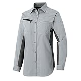 AITOZ アイトス レディース長袖シャツ (春夏用) AZ30645 003 シルバーグレー M