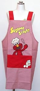 Sesame Street Elmo character H-shaped apron cooking apron 04720-10 (japan import)
