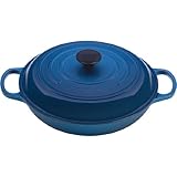 Le Creuset Signature Enameled Cast-Iron 1-1/2-Quart Round Braiser, Marseille