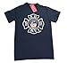 FDNY Mens Short Sleeve Screen Print T-Shirt Navy