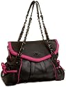 Betsey Johnson Tie-Breaker Flap Tote