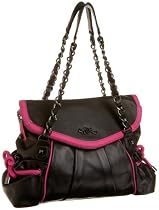 Betsey Johnson Tie-Breaker Flap Tote