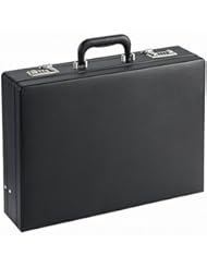 PC Accessory: Exel 17" Hardsided Locking Laptop/ Briefcase Attache With Interior Organizer - Black - N/A