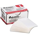 Universal Office Products Clear Laminating Pouches, 5 mil, 2 1/4 X 3 3/4, Business Card Size, 100/Box 84642