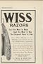 1907 Wiss Razor Cost the Most to Make and Buy Print Ad (12766)