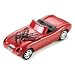 50s-style roadster, paper weight with magnet for paperclips, incl. 5 paperclips, with friction motor, red