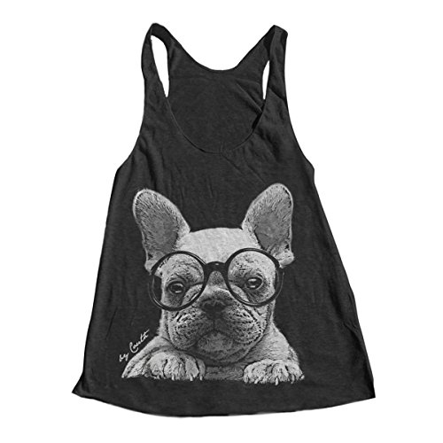 Couthclothing Women's French Bulldog American Apparel Tank Top