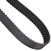 Goodyear Engineered Products Dual Hi-Performance Positive Drive Belt, Round Tooth Profile, 8mm Pitch, 8M Profile, Metric