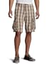 Levi's Men's Core Cargo Short,Palms Plaid-Patina Honey,38