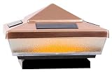 Pk/2 x 1: Yards & Beyond Stainless Steel Solar Postcap (QTP2-N2-AC-2)
