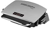 George Foreman GR0072P G-Broil Supreme Electric Nonstick Countertop Grill with Digital Timer, Silver