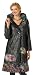 Aris A Canvas Floral Patchwork Coat Jacket in Black Medium