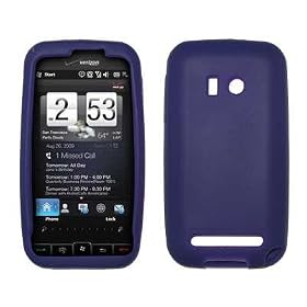 Purple Soft Silicone Gel Skin Cover Case for HTC Imagio [Accessory Export Packaging]