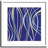 インテリアアート・ポスターフレーム デュプロック Duplock Marine Blue 525x525x30mm