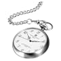 Charles-Hubert, Paris Stainless Steel Quartz Pocket Watch