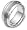 9mm Titanium and Platinum SPINNING Diamond Wedding Band Ring