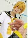 VOCALOID 　鏡音レン◆コスプレウィッグ ＋ウイッグネット