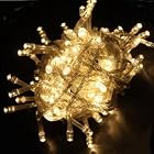 Warm White LED Fairy Light String Holiday Lights for Christmas Party (10M,100 LED)