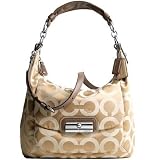 Coach Kristin Op Art Sateen Large Hobo 16811 (Lt Khaki/Brown) Reviewed