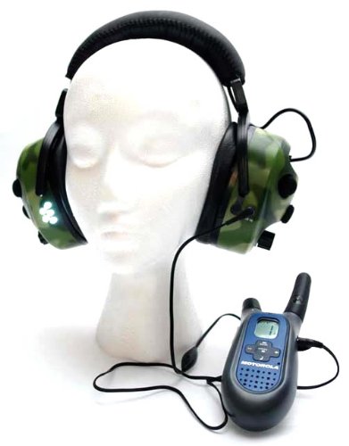 Hyskore Over and Out 6 channel LED Ear Protection Muffs Camo