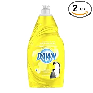 Dawn Ultra Dishwashing Liquid, Lemon Scent, Yellow, 24 Ounce (Pack of 2) $4.66