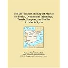 Click here to buy The 2007 Import and Export Market for Braids, Ornamental Trimmings, Tassels, Pompons, and... by Parker, Philip M..