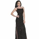 IMAGE OF Black Beaded Dresses. Formal Evening Gown. Black Prom Dress
