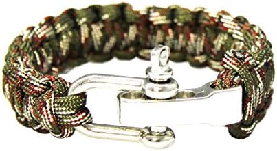 Outdoor 7-Strand Paracord Survival Bracelet Adjsutable