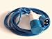 5 Metre Camping Outdoor Mains Power Hookup Ip44 16amp Blue 240v Cable 16amp Commando Plug To Socket Extension Lead Made From High Quality Connectors And Blue Arctic Grade 240v Bs6500 3 Core Cable Wit A Rating Of 16 Ampees