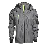 Hummel Corporate Giacca da uomo a tre strati, Grigio, Ldi Hummel