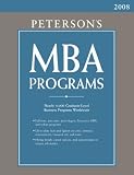 Peterson's MBA Programs 2008 (Peterson's Mba Programs)