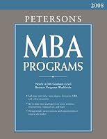Peterson's MBA Programs 2008 (Peterson's Mba Programs)