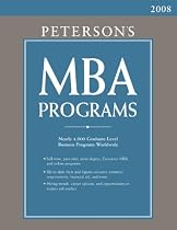 MBA Programs 2008 (Peterson's Mba Programs)