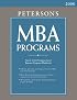 Peterson's MBA Programs 2008 (Peterson's Mba Programs)