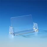 Produkt-Bild: Taymar&reg; Visitenkartenhalter im Querformat, DIN A8 (95&times;52mm), Transparent