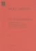 The Threepenny Opera (Die Dreigroschenoper): Study Score
