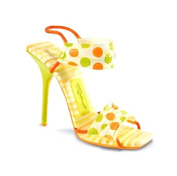 Polka Dot Dance Collectible Miniature Shoe