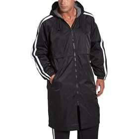 Speedo Men's and Women's Unisex Nylon Twill with Polyester Micro Fleece Lining Solid Splice Parka