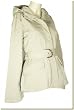 Rainforest - Women's Short Khaki Belted Hooded Raincoat
