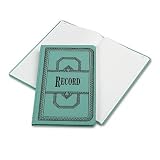 ESS66150R Record/Account Book, Blue Cover, Record Rule, 12-1/8 x 7-5/8, 150 Pages