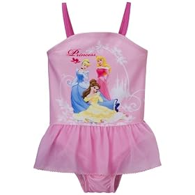 Toddler Girls' Princess Swim Suit - Pink