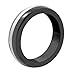 M2M Metal C-ring, Black With Stainless Steel Band, Includes Bag, 1.875