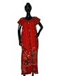 Womens Designer Cotton Kaftans For Womens Tribal Print Capsleeve House Dress S/M/L