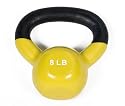 J Fit 8-Pound Premium Vinyl Kettlebell