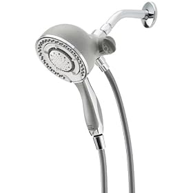 Delta Faucet 75580140 In2ition 2-in-1 Shower System, Chrome/Gray