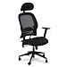 Air Grid-Back Mesh Seat Office Chair with Adjustable Head Rest